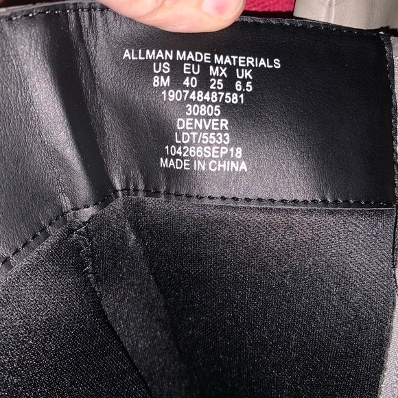 Route 66 Knee High Boots Light Gray sz 8M - Picture 4 of 14